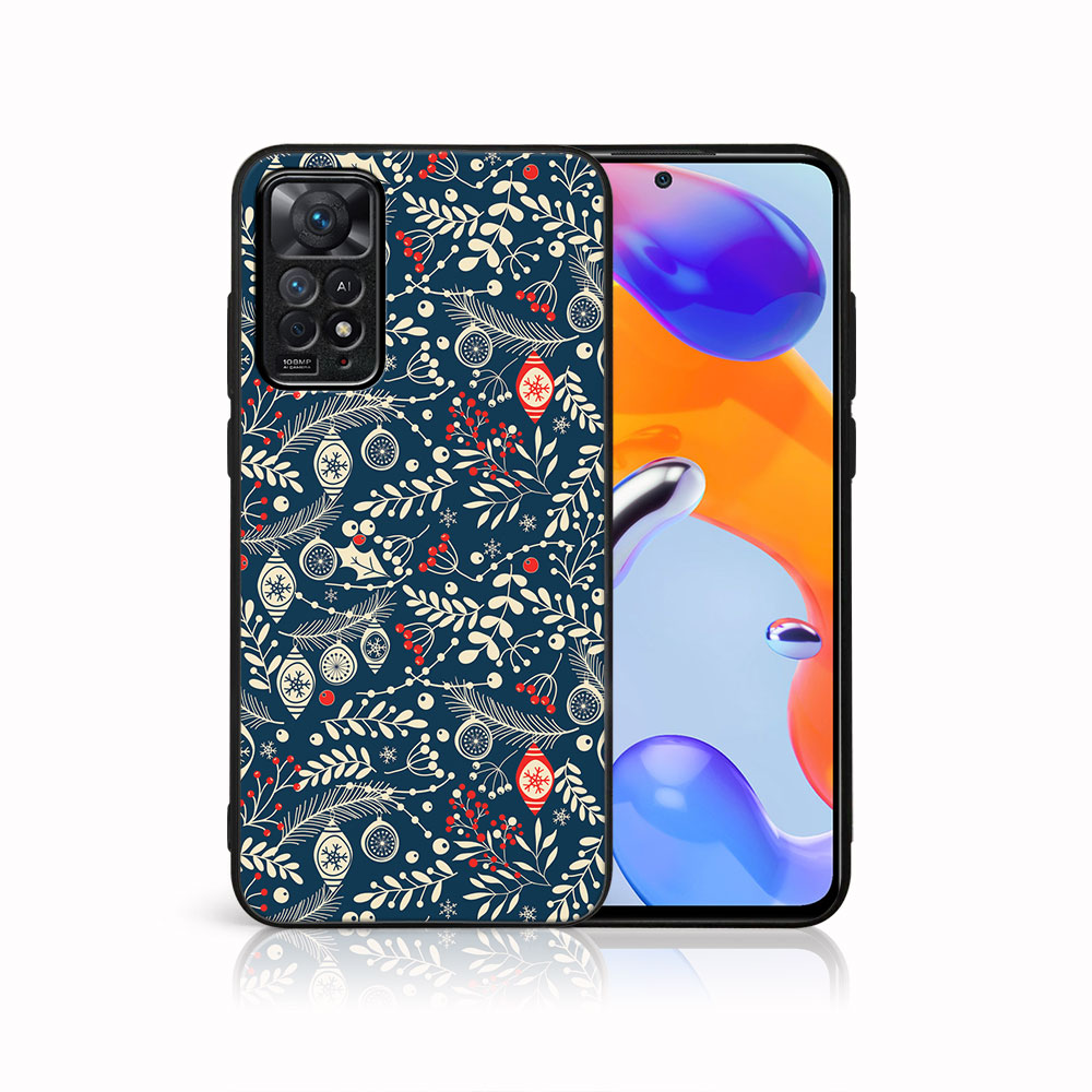 Levně MY ART Kryt s vánočním designem Xiaomi Redmi Note 11 / NOTE 11S MISTLETOE (070)