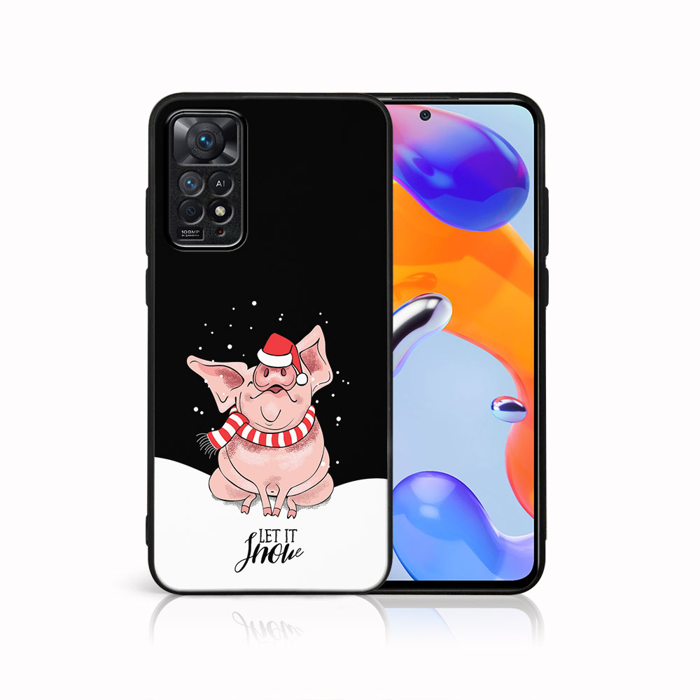 Levně MY ART Kryt s vánočním designem Xiaomi Redmi Note 11 / NOTE 11S LET IT SNOW (075)