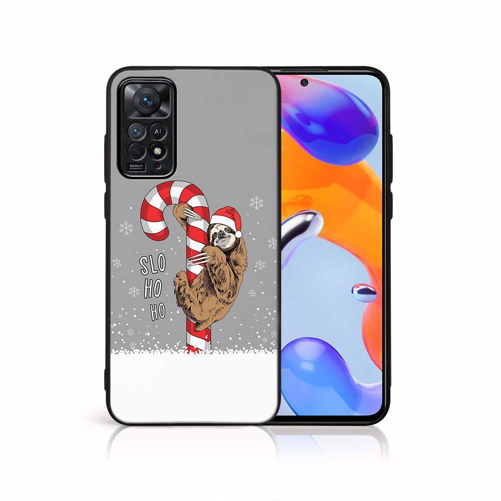 Levně MY ART Kryt s vánočním designem Xiaomi Redmi Note 11 / NOTE 11S CANDY (076)