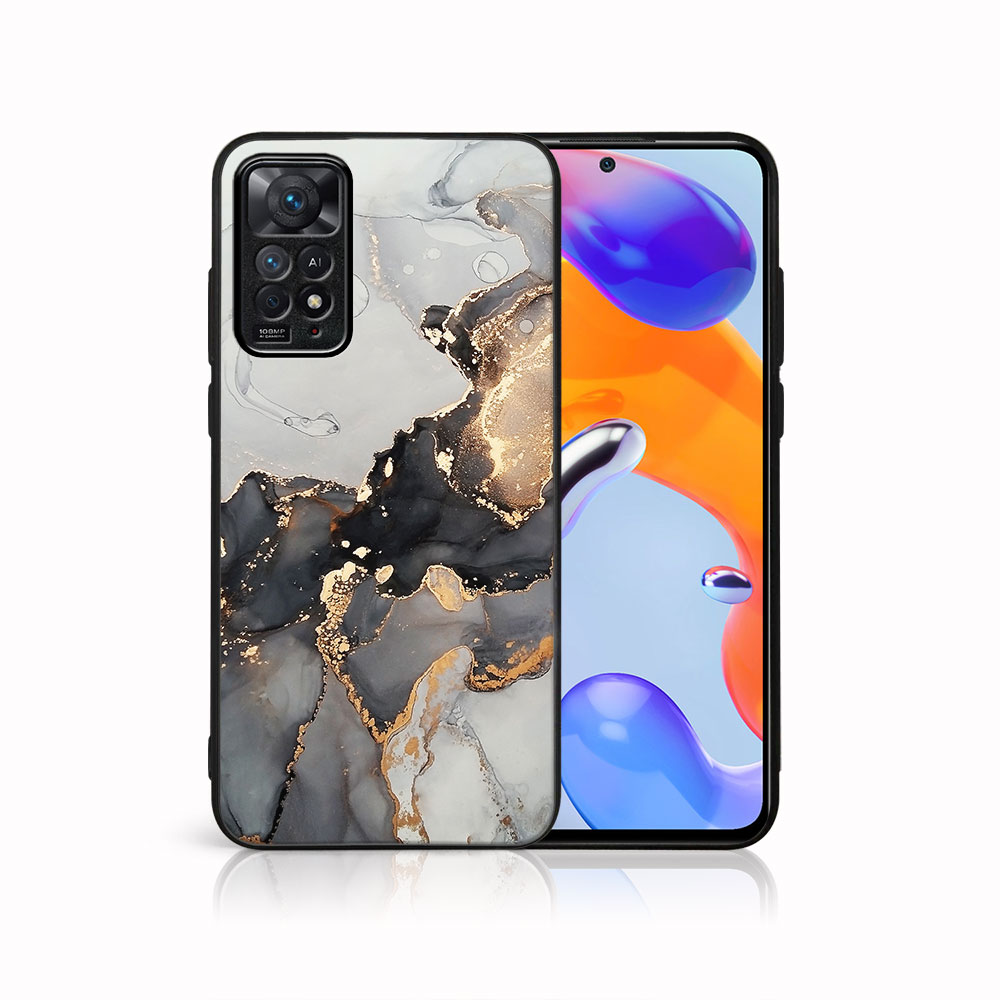 Levně MY ART Ochranný obal Xiaomi Redmi Note 11 / Note 11S - GREY MARBLE (140)