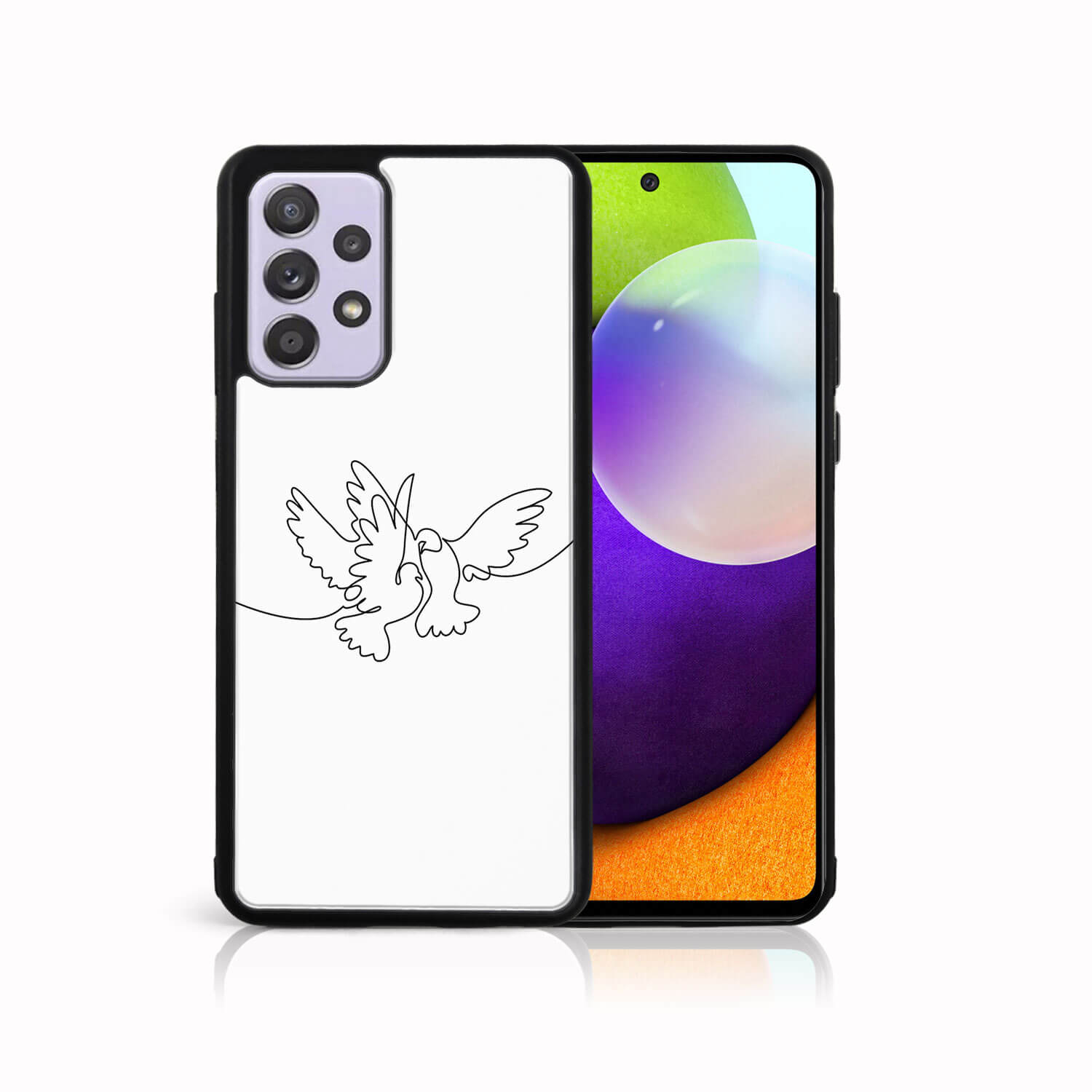 Levně MY ART Silikonový kryt Samsung Galaxy A32 5G /M32 5G DOVE (031)