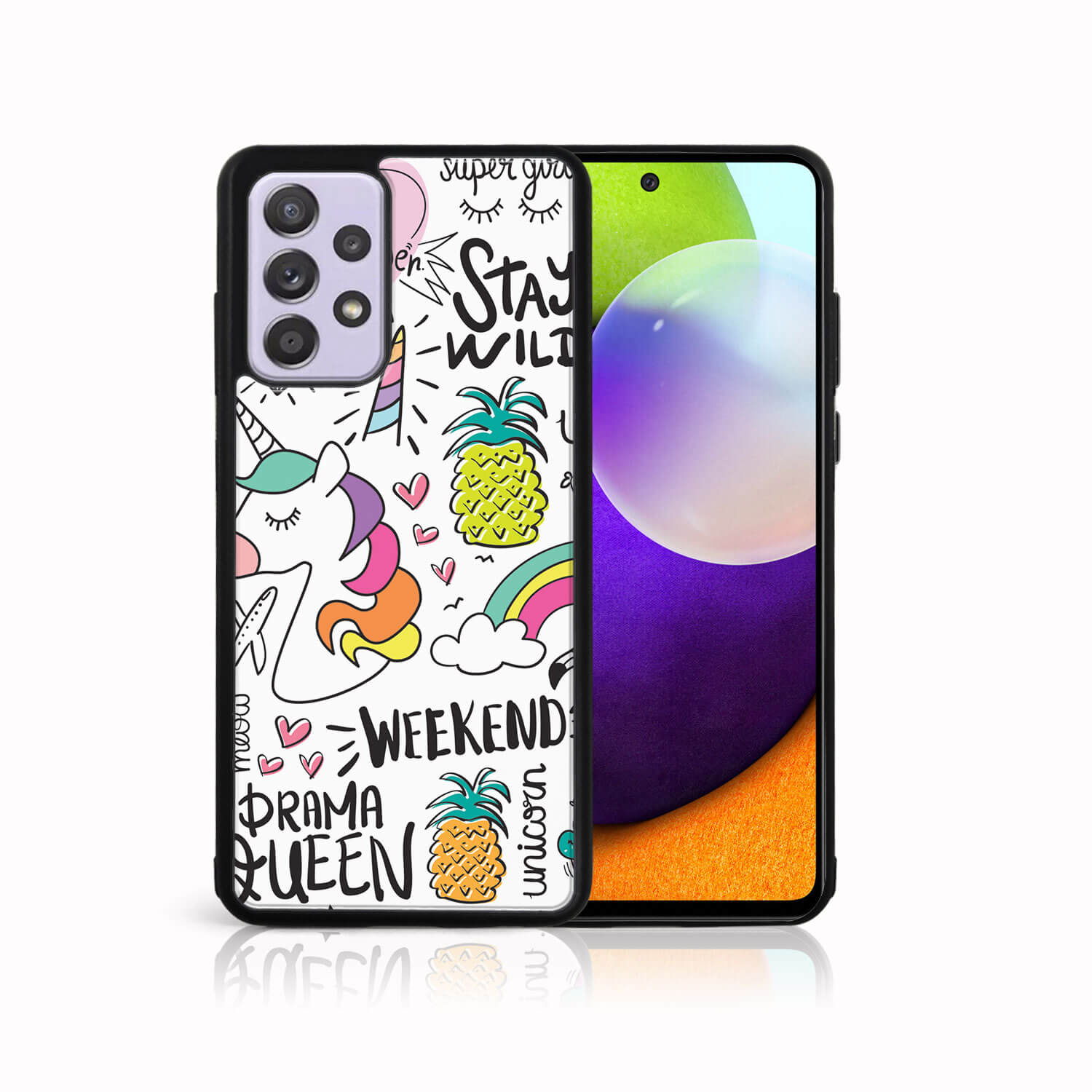 Levně MY ART Silikonový kryt Samsung Galaxy A32 5G / M32 5G UNICORN (063)