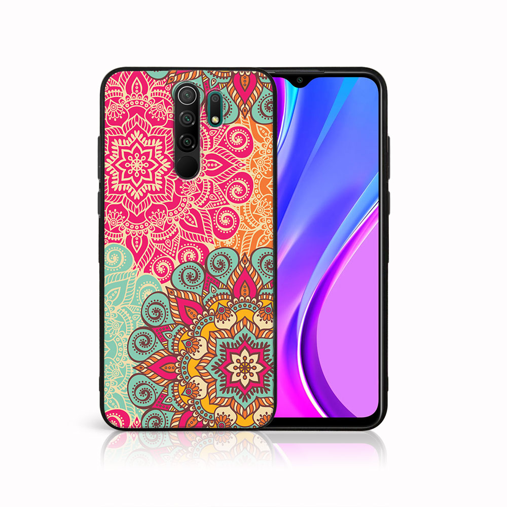 Levně MY ART Silikonový obal Xiaomi Redmi 9 MANDALA (043)