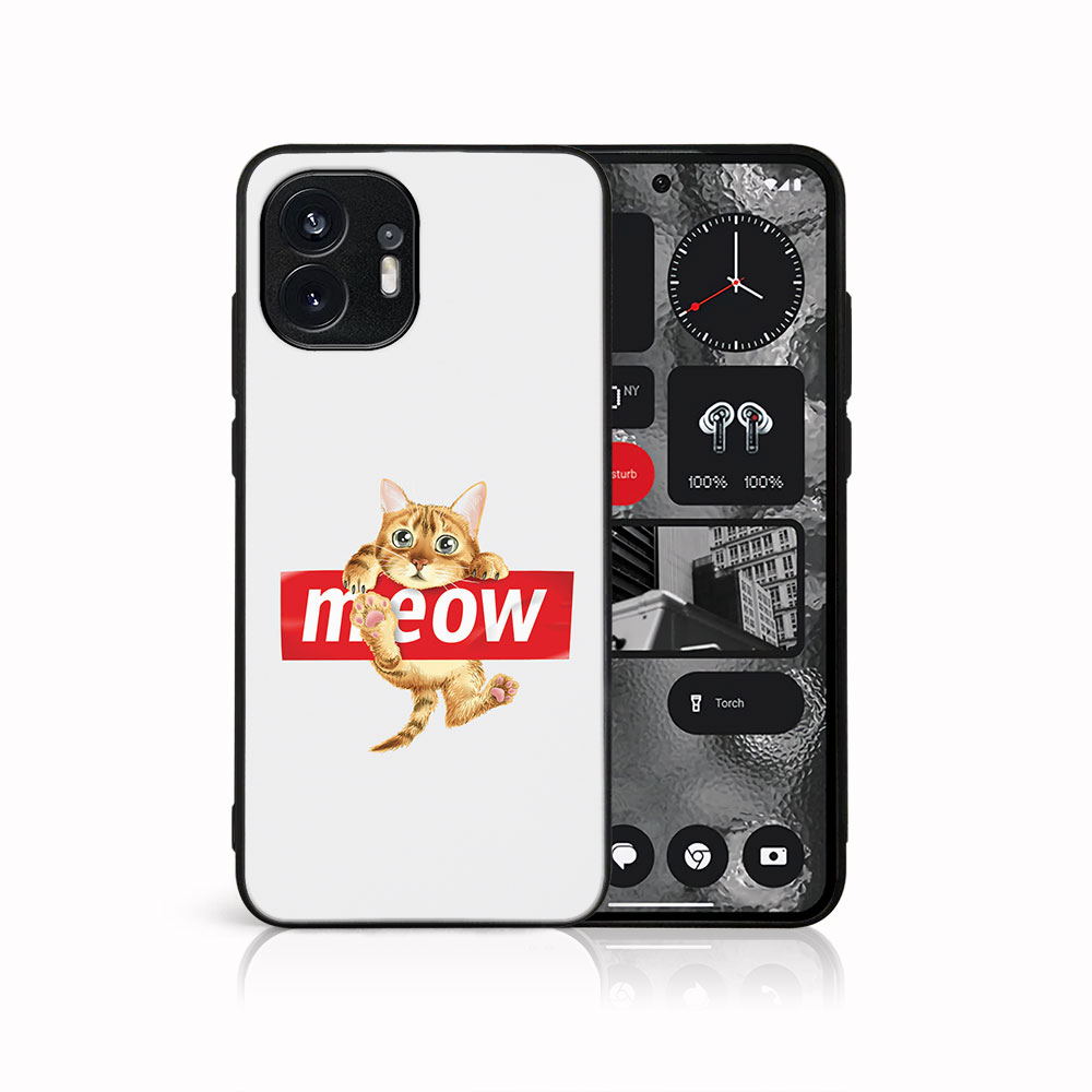 Levně MY ART Ochranný kryt pro Nothing Phone 2 MEOW (183)