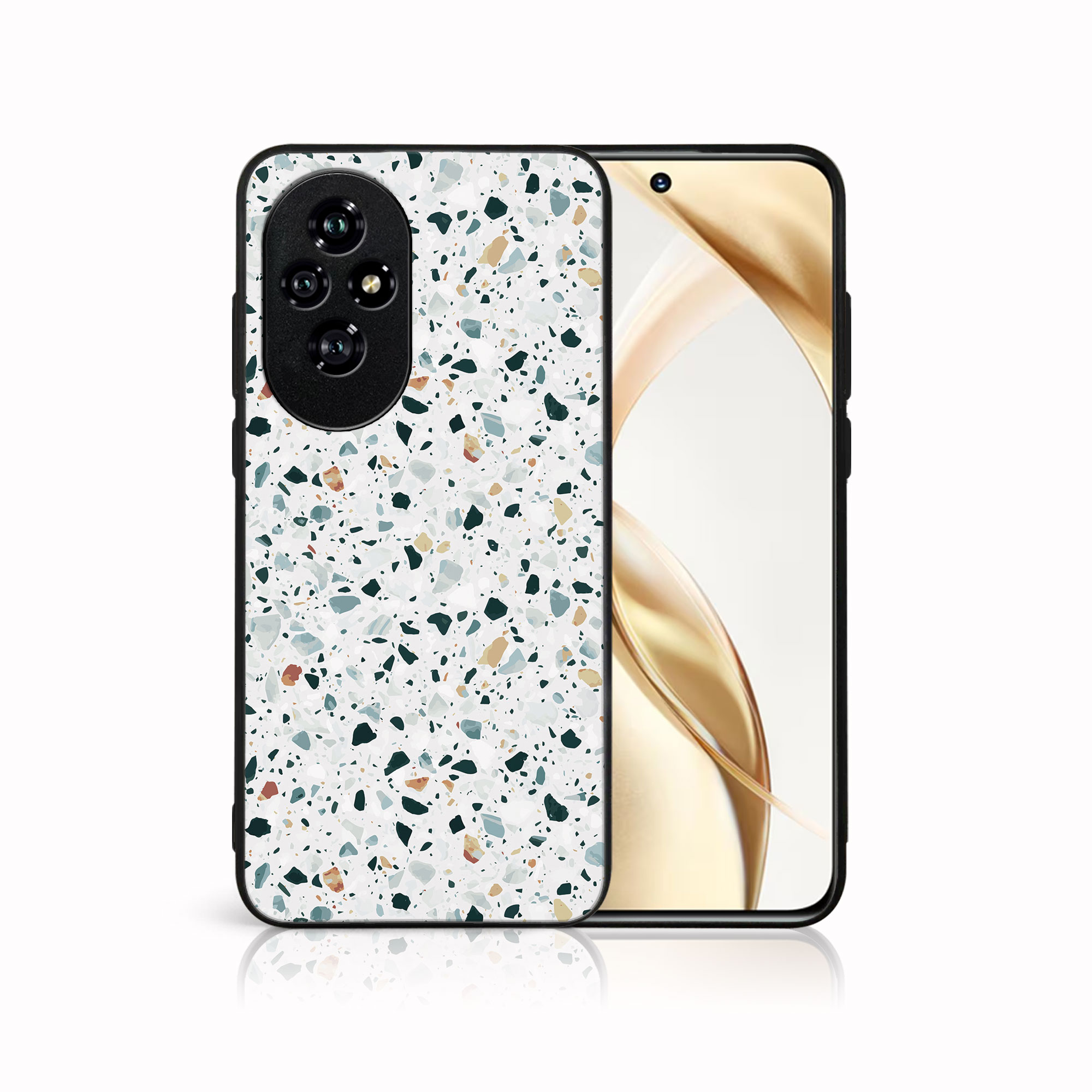 Levně MY ART Ochranný kryt pro Honor 200 GREY TERRAZZO (163)