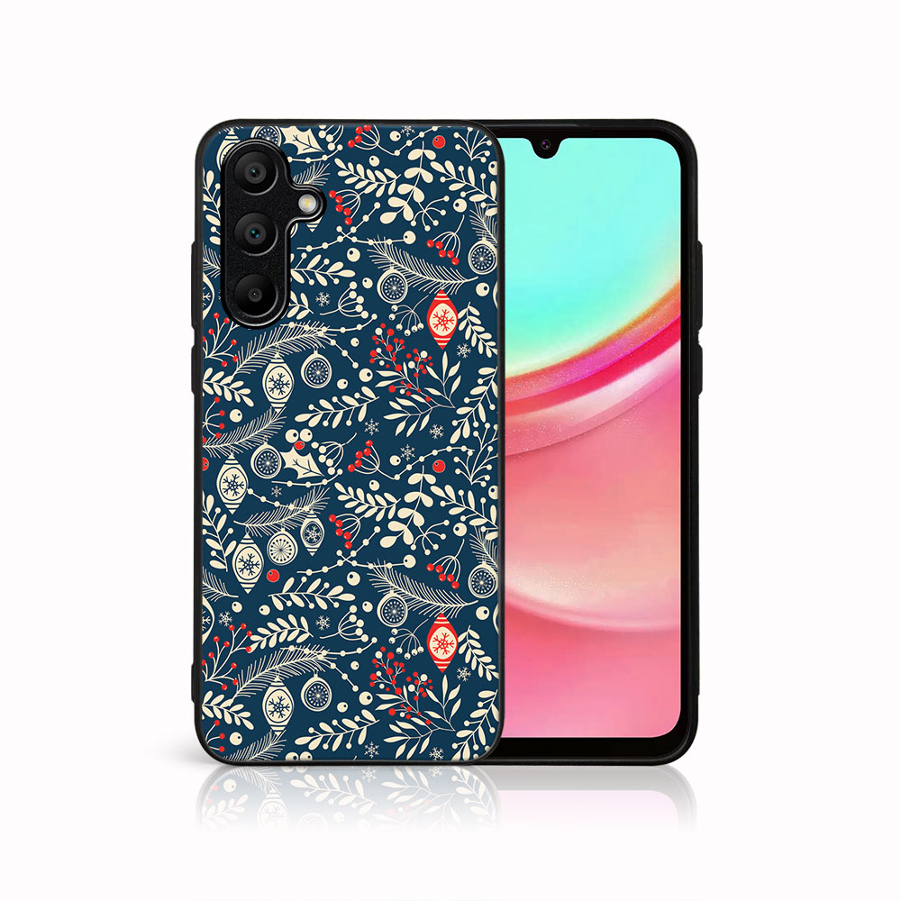 MY ART Kryt s vánočním designem Samsung Galaxy A35 5G MISTLETOE (070)
