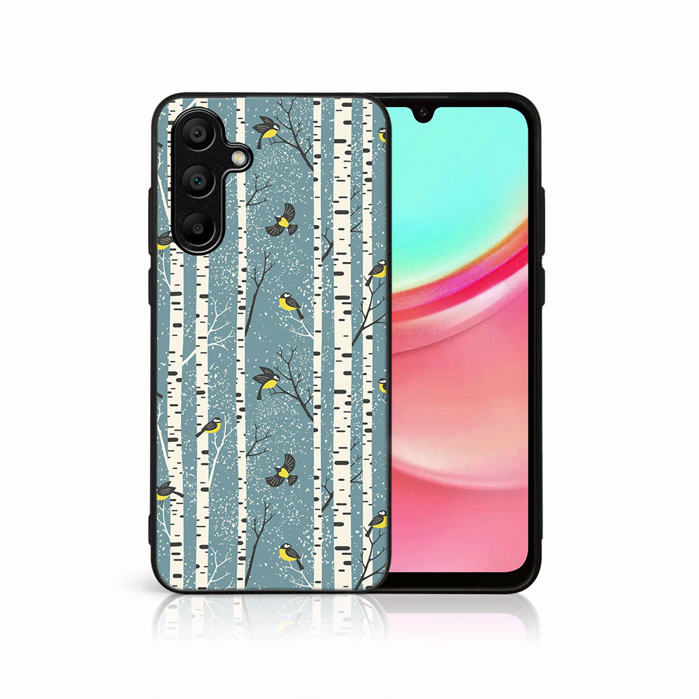 MY ART Kryt s vánočním designem Samsung Galaxy A35 5G BIRCH (072)