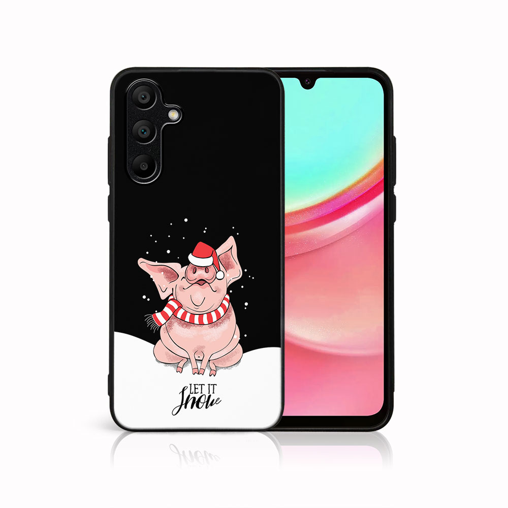 MY ART Kryt s vánočním designem Samsung Galaxy A35 5G LET IT SNOW (075)