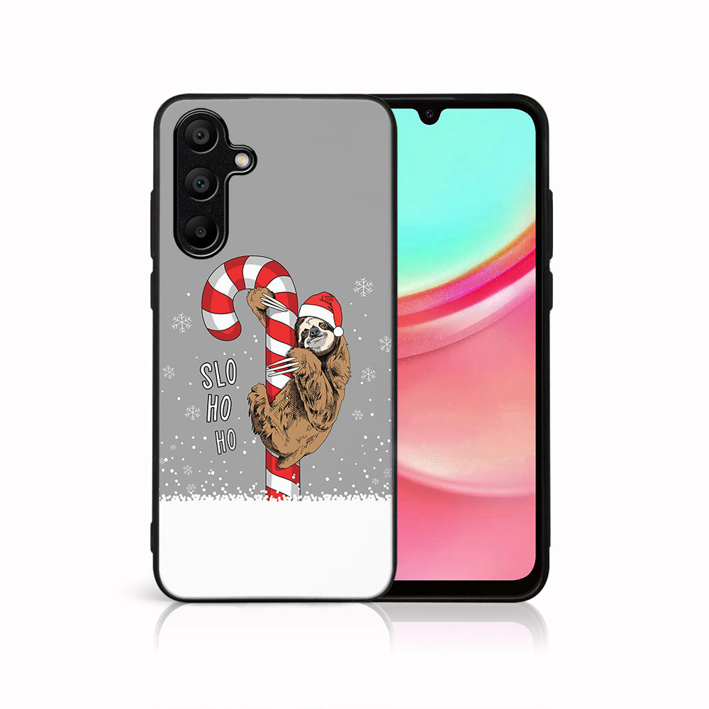 MY ART Kryt s vánočním designem Samsung Galaxy A35 5G CANDY (076)