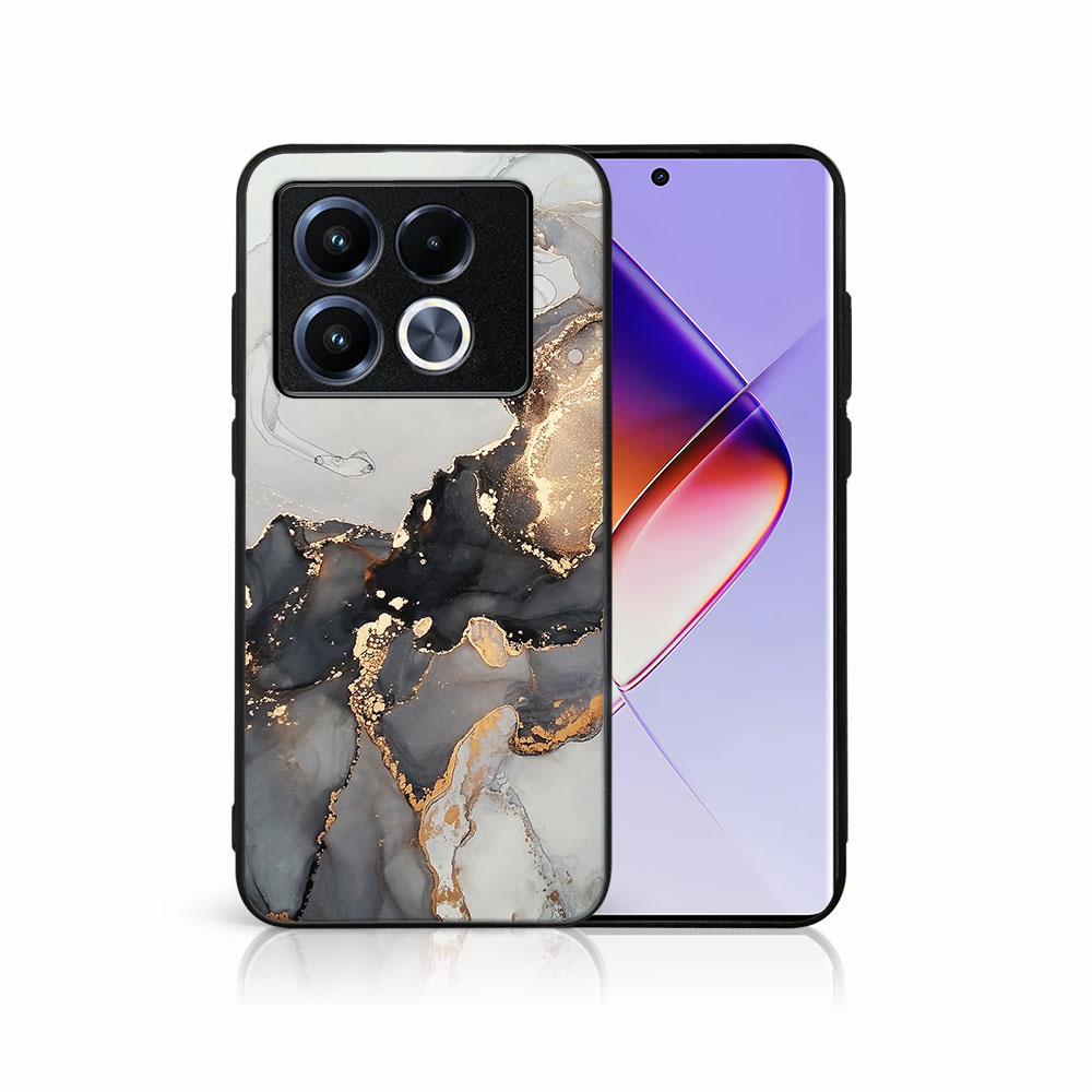 Levně MY ART Ochranný kryt pro Infinix Note 40 Pro / 40 Pro+ 5G GREY MARBLE (140)