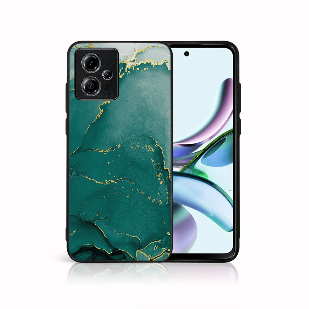 Levně MY ART Ochranný kryt pro Motorola Moto G54 5G / G54 5G Power Edition GREEN MARBLE (145)