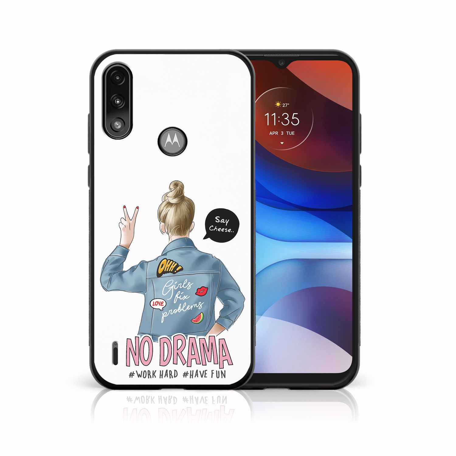 Levně MY ART Silikonový kryt Motorola Moto E7 Power / E7i Power NO DRAMA (138)