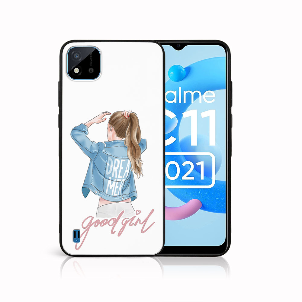 Levně MY ART Silikonový obal Realme C11 2021 GOOD GIRL (130)