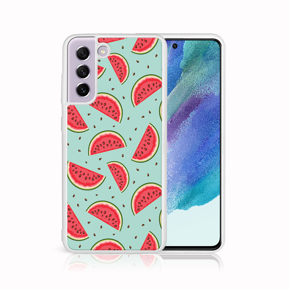 Levně MY ART Silikonový obal Samsung Galaxy S21 FE 5G WATERMELON (120)