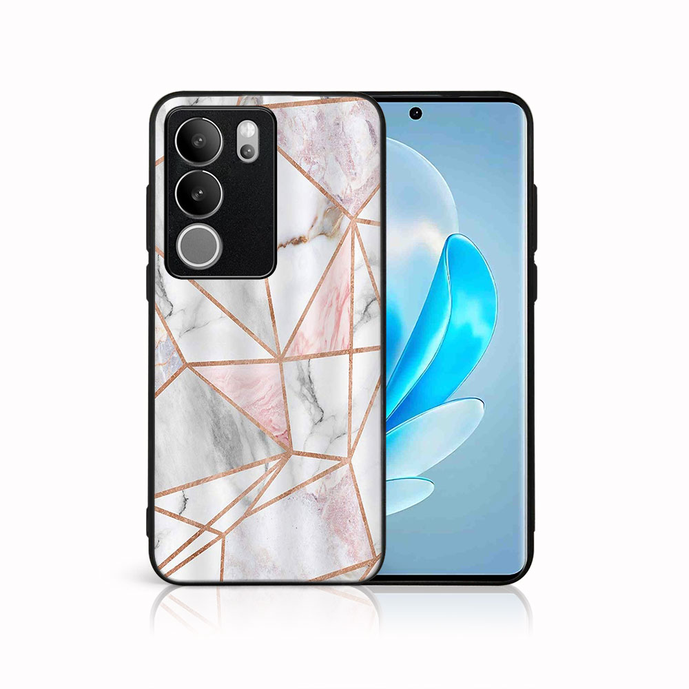 Levně MY ART Ochranný kryt pro Vivo V29 5G PINK MARBLE (143)