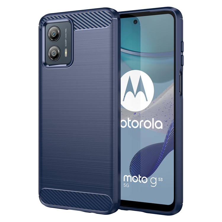 FLEXI TPU Kryt pro Motorola Moto G53 5G modrý