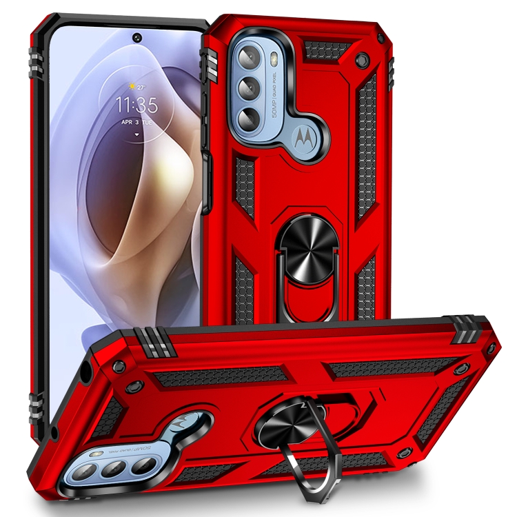 RING Ochranný obal pro Motorola Moto G31/G41 červený