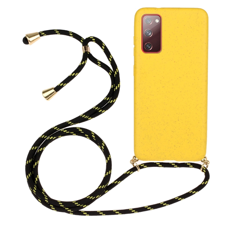 ROPE Kryt se šňůrkou Samsung Galaxy S20 FE žlutý
