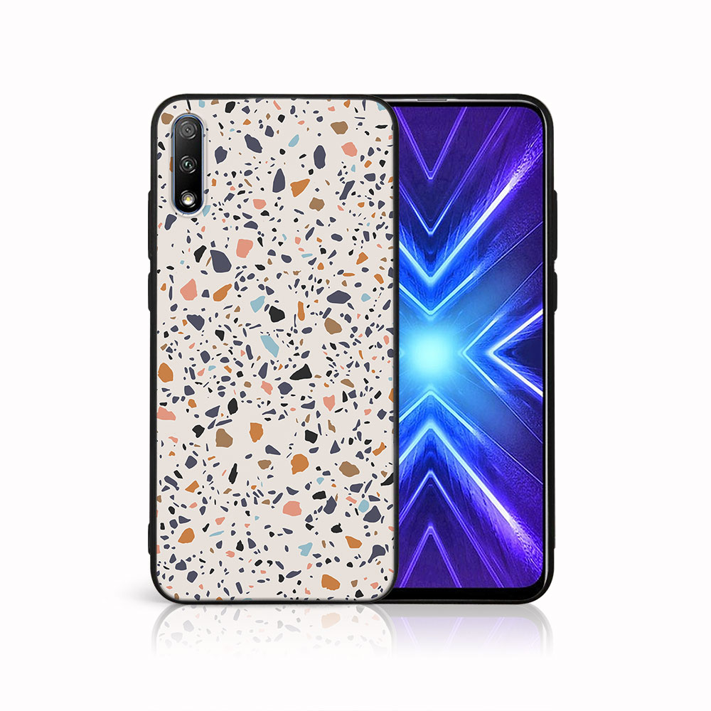 Levně MY ART Ochranný kryt Honor 9X BEIGE TERRAZZO (162)