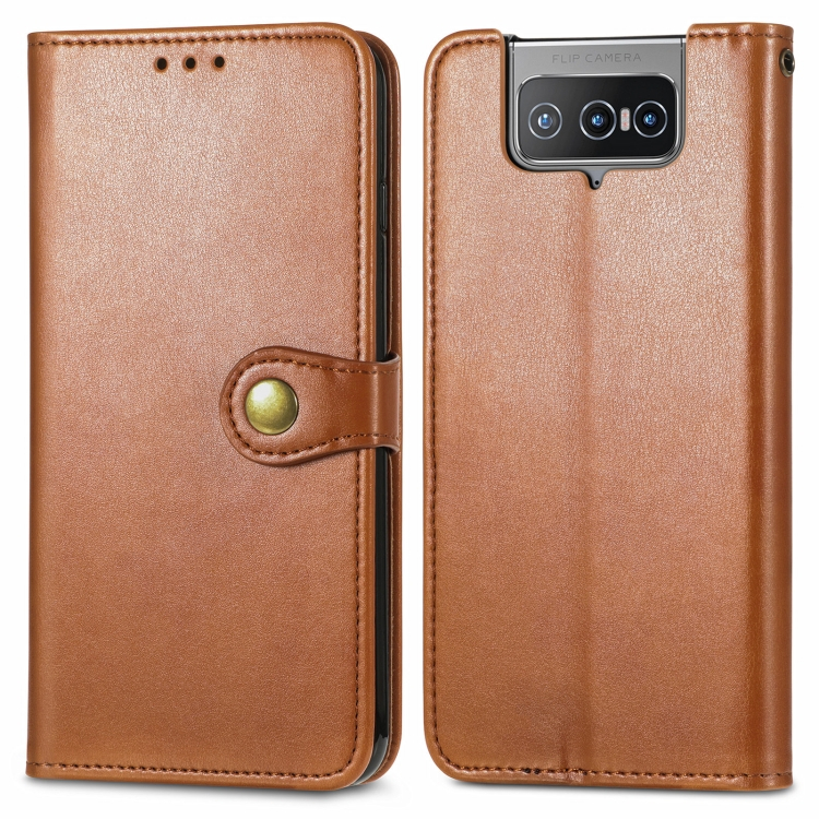 VSECHNONAMOBIL 34913
LEATHER BUCKLE Peňaženkový obal Asus Zenfone 8 Flip hnědý