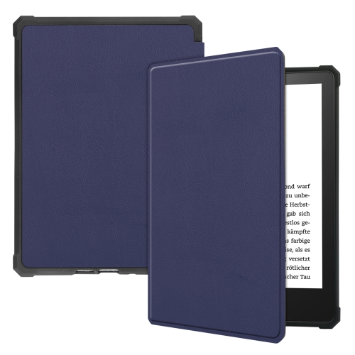 Protemio Modrá Leather Zaklápěcí Obal Amazon Kindle Paperwhite 5 Modrý