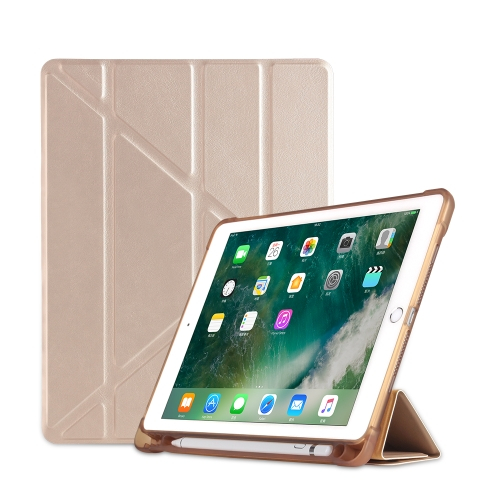 PROTEMIO 33298
LEATHER zaklapovací obal Apple iPad 9.7 (2018/2017) / iPad Air (1/2) zlatý