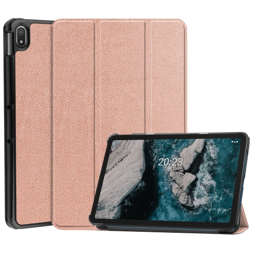VSECHNONAMOBIL 37561
LEATHER Zaklápěcí obal Nokia T20 růžový
