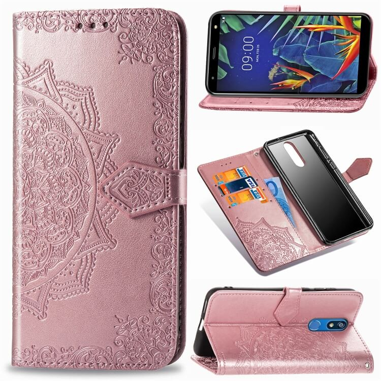 FORCELL ART Peňaženkový obal LG K40 MANDALA PINK
