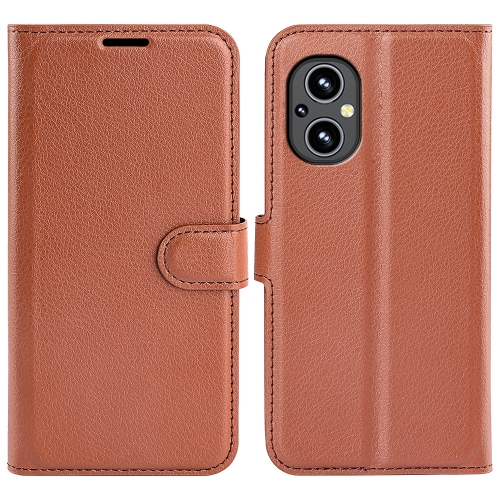 LITCHI Ochranný kryt pro OnePlus Nord N20 5G hnědý