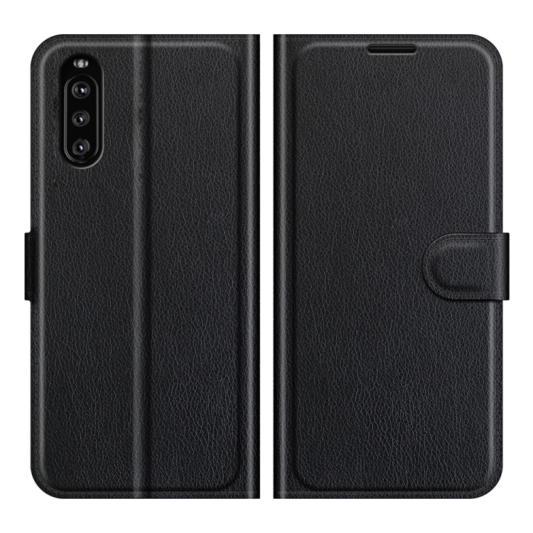 FORCELL LITCHI Ochranný kryt Sony Xperia 10 III černý