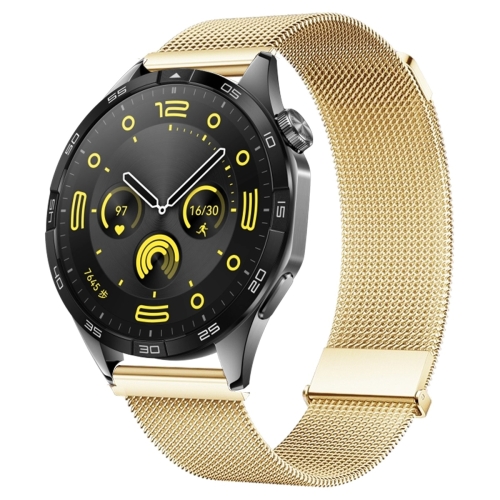 MILANESE Kovový řemínek Huawei Watch GT 4 46mm zlatý