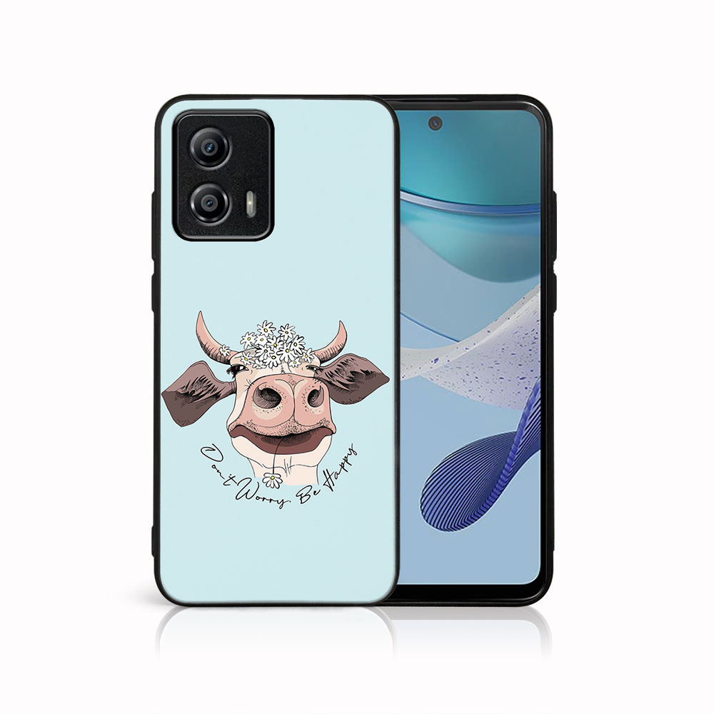Levně MY ART Ochranný kryt pro Motorola Moto G53 5G HAPPY COW (181)