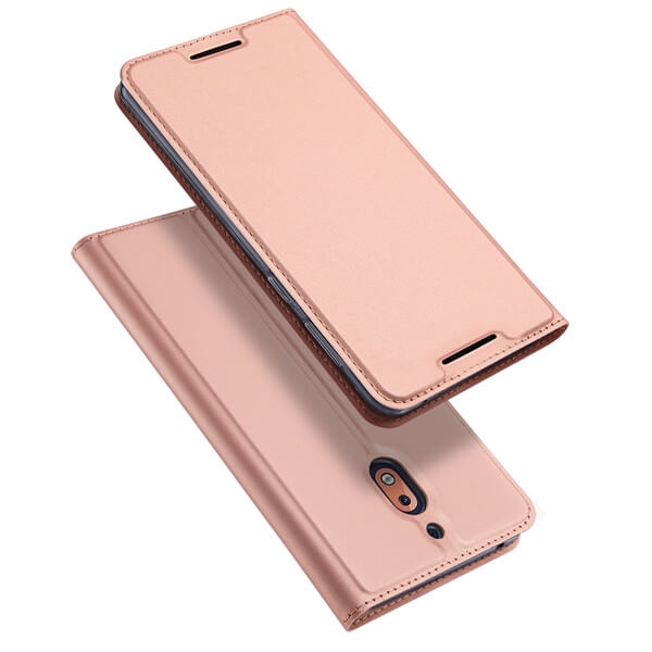 Levně DUX Knížkové pouzdro Nokia 2.1 růžové