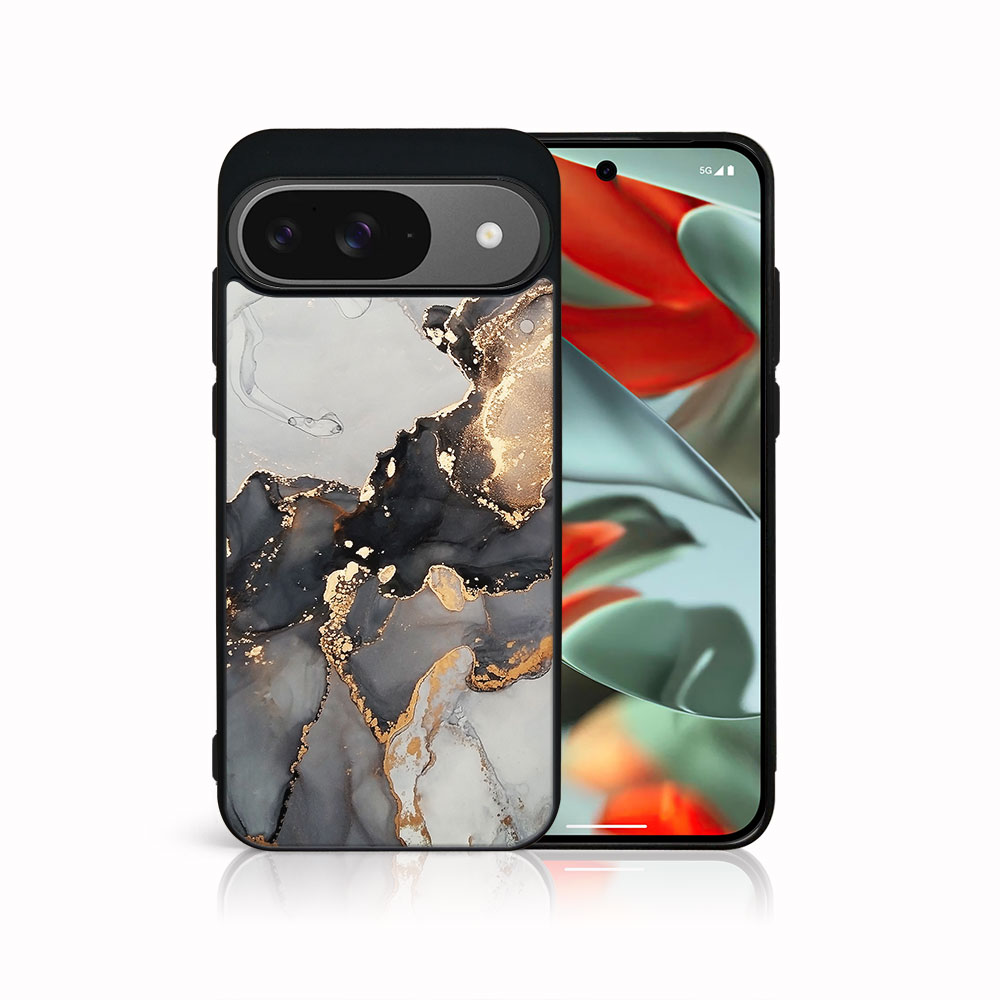 Levně MY ART Ochranný kryt pro Google Pixel 9 GREY MARBLE (140)