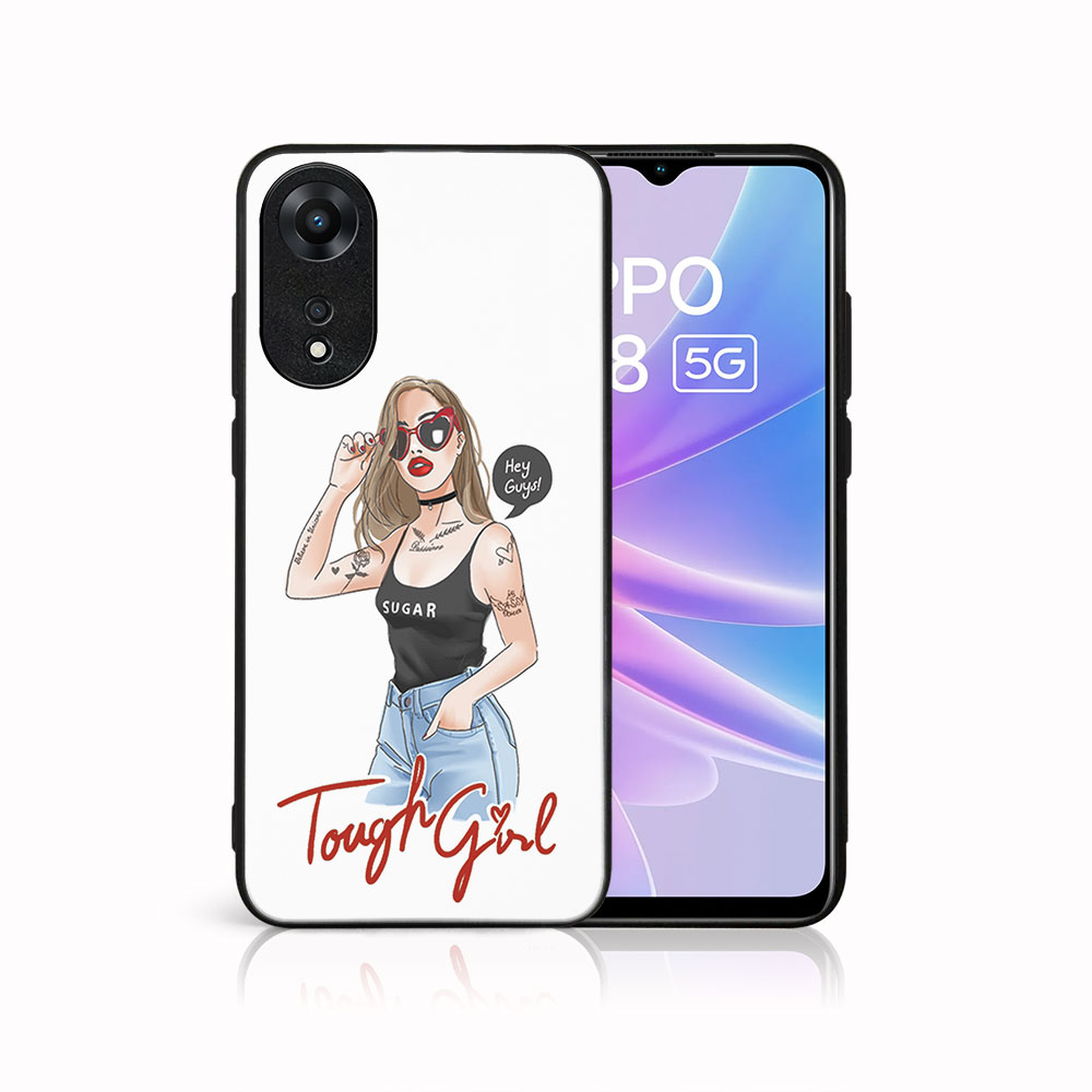 Levně MY ART Ochranný kryt pro Oppo A78 5G TOUGH GIRL (131)
