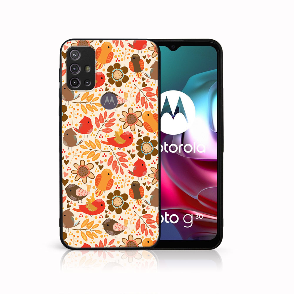 Levně MY ART Silikonový obal Motorola Moto G10/G20/G30 BIRD S (004)