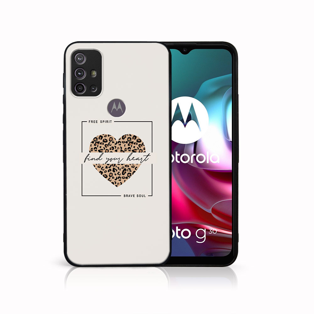 Levně MY ART Silikonový obal Motorola Moto G10/G20/G30 WILD HE ART (048)