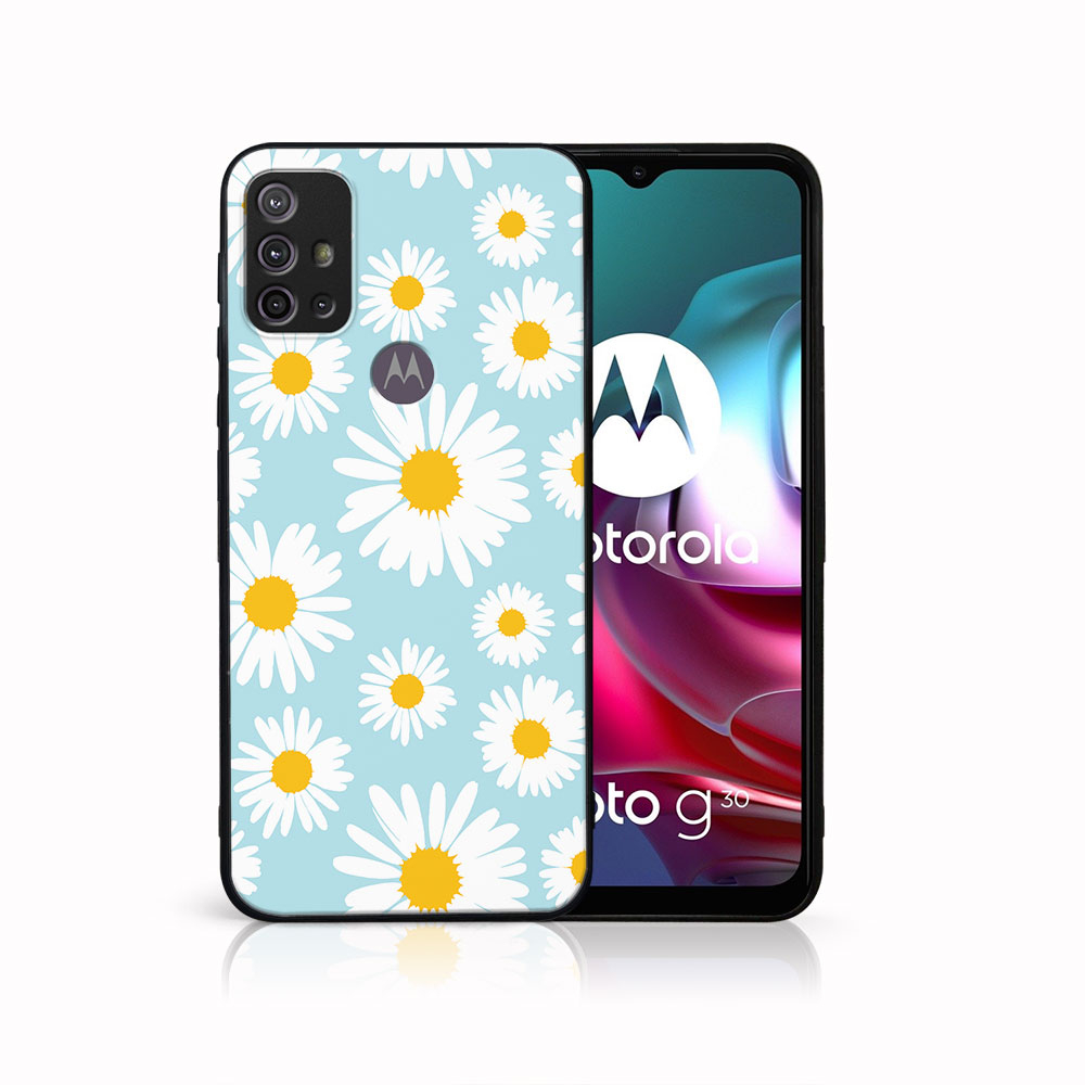 Levně MY ART Silikonový obal Motorola Moto G10/G20/G30 CAMOMILE (124)