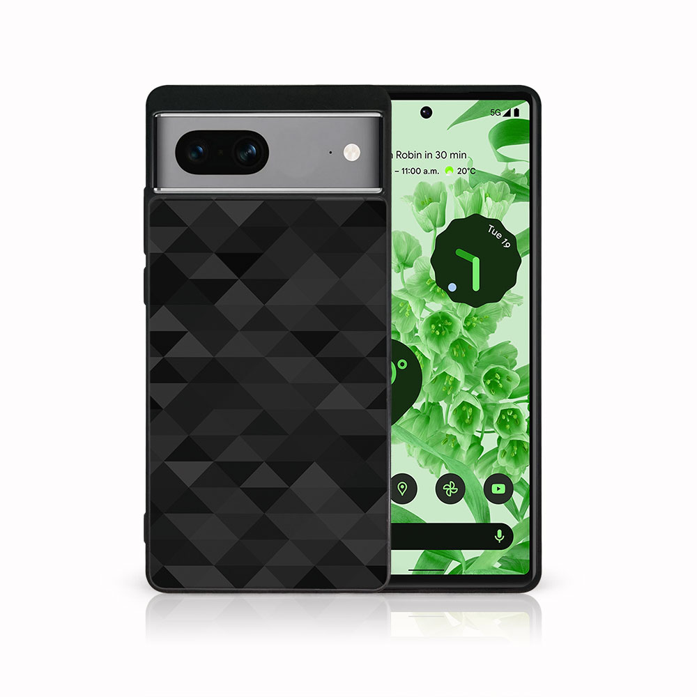Levně MY ART Ochranný kryt pro Google Pixel 7a BLACK TRIANGLES (232)