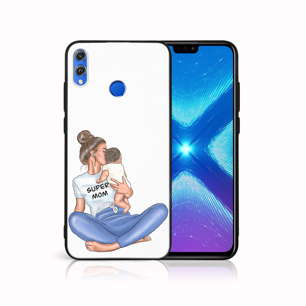 Levně MY ART Ochranný obal Honor 8X -SUPERMOM (112)