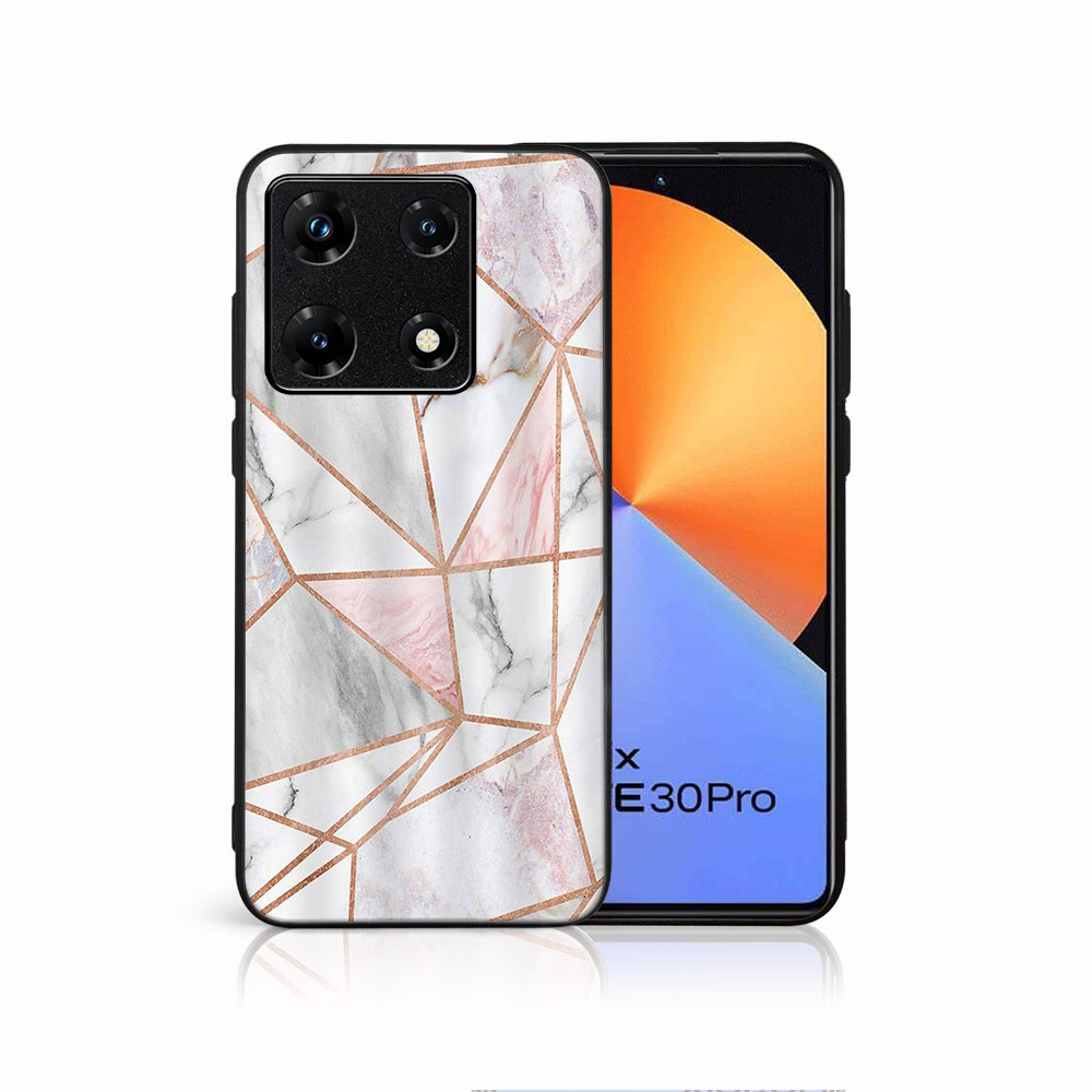 Levně MY ART Ochranný kryt pro Infinix Note 30 Pro PINK MARBLE (143)