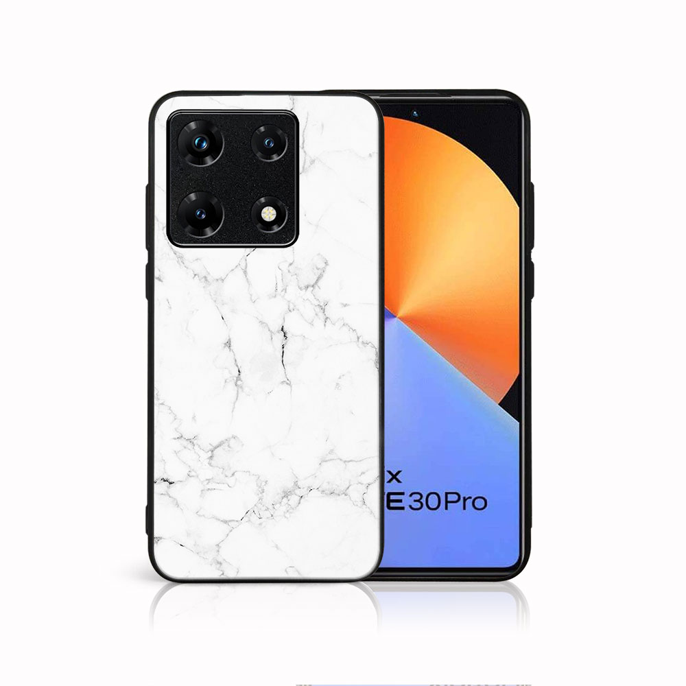 Levně MY ART Ochranný kryt pro Infinix Note 30 Pro WHITE MARBLE (144)