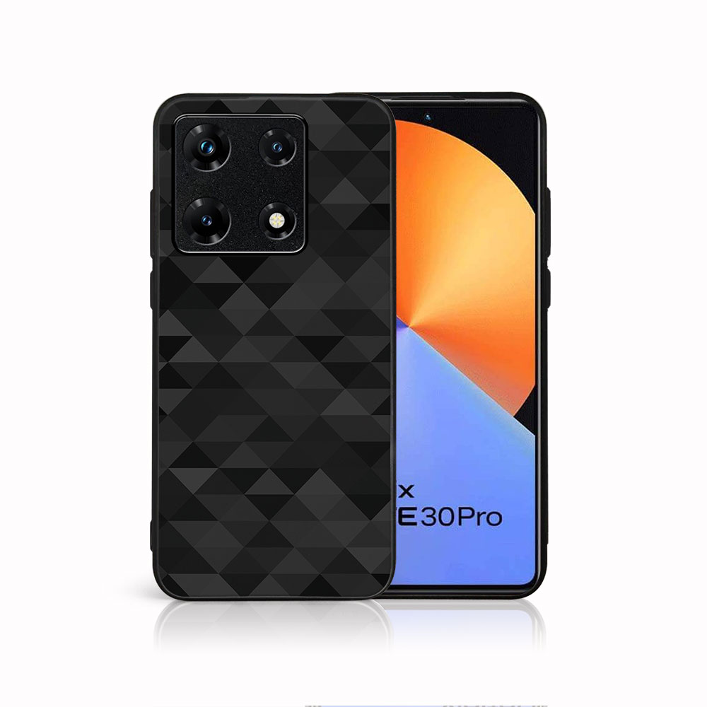 Levně MY ART Ochranný kryt pro Infinix Note 30 Pro BLACK TRIANGLES (232)