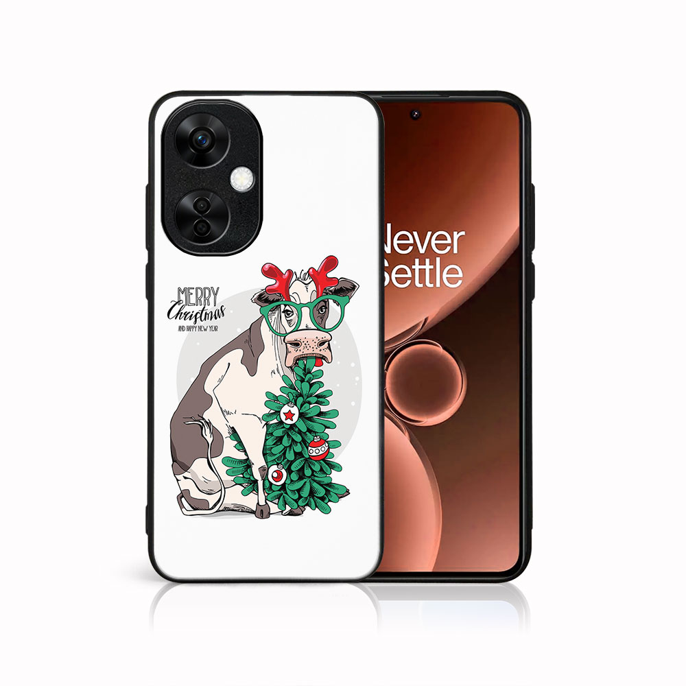 MY ART Kryt s vánočním designem OnePlus Nord CE 3Lite 5G MERRY CHRISTMAS (074)