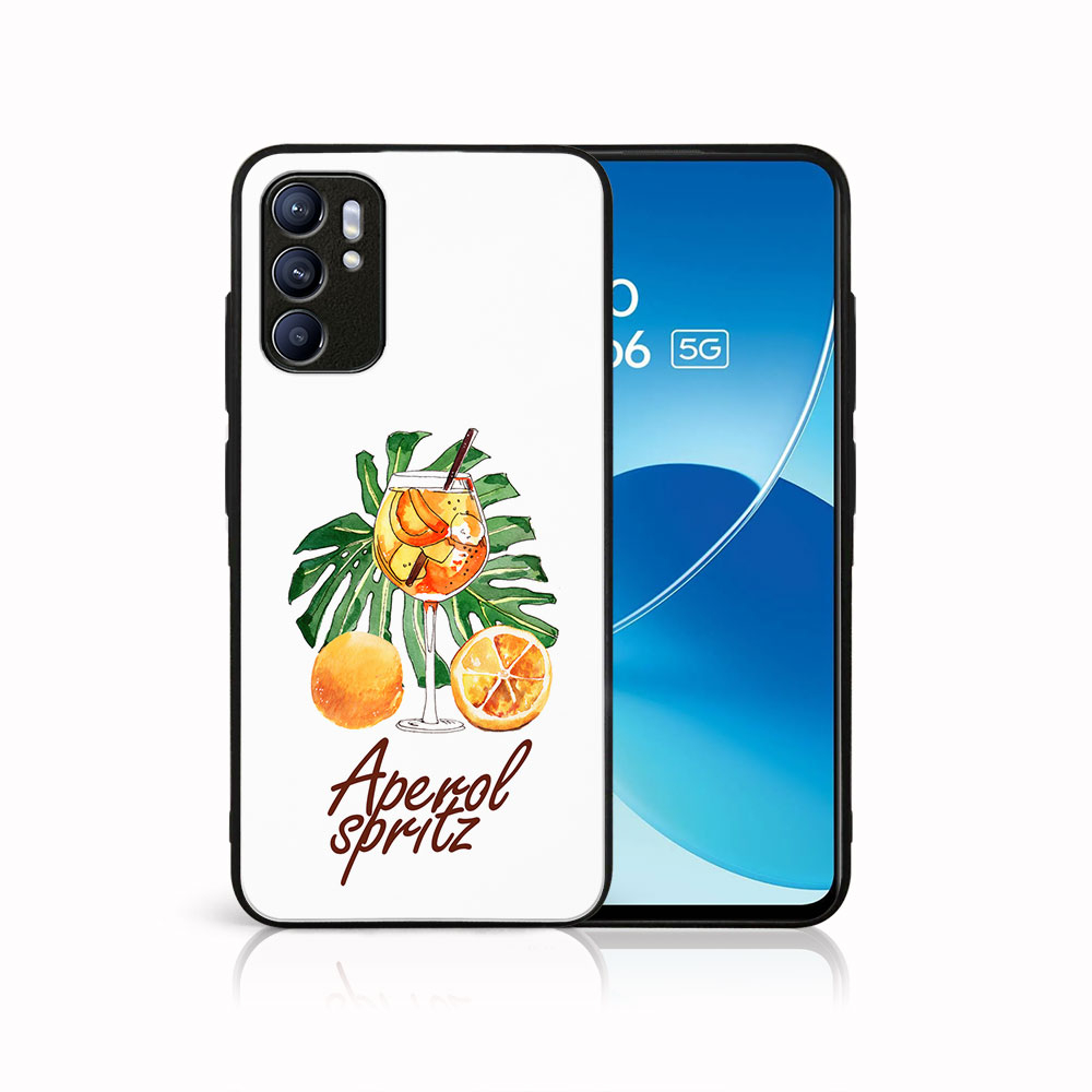 Levně MY ART Silikonový obal Oppo Reno6 5G APEROL (127)