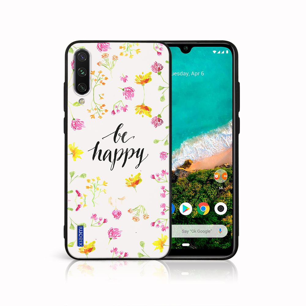 Levně MY ART Ochranný kryt Xiaomi Mi A3 BE HAPPY (019)