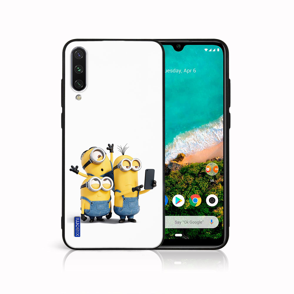 Levně MY ART Ochranný kryt Xiaomi Mi A3 MINIONS SELFIE (022)