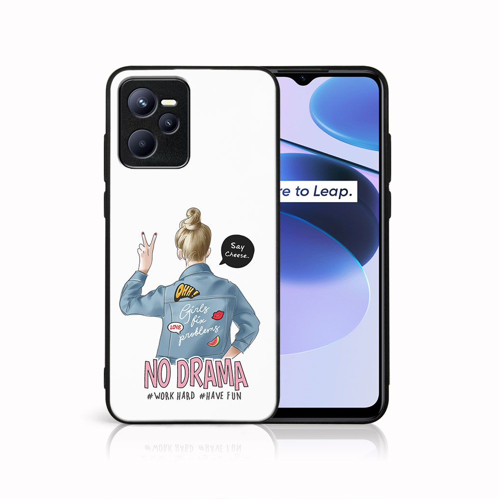 Levně MY ART Ochranný obal Realme C35 -NO DRAMA (138)