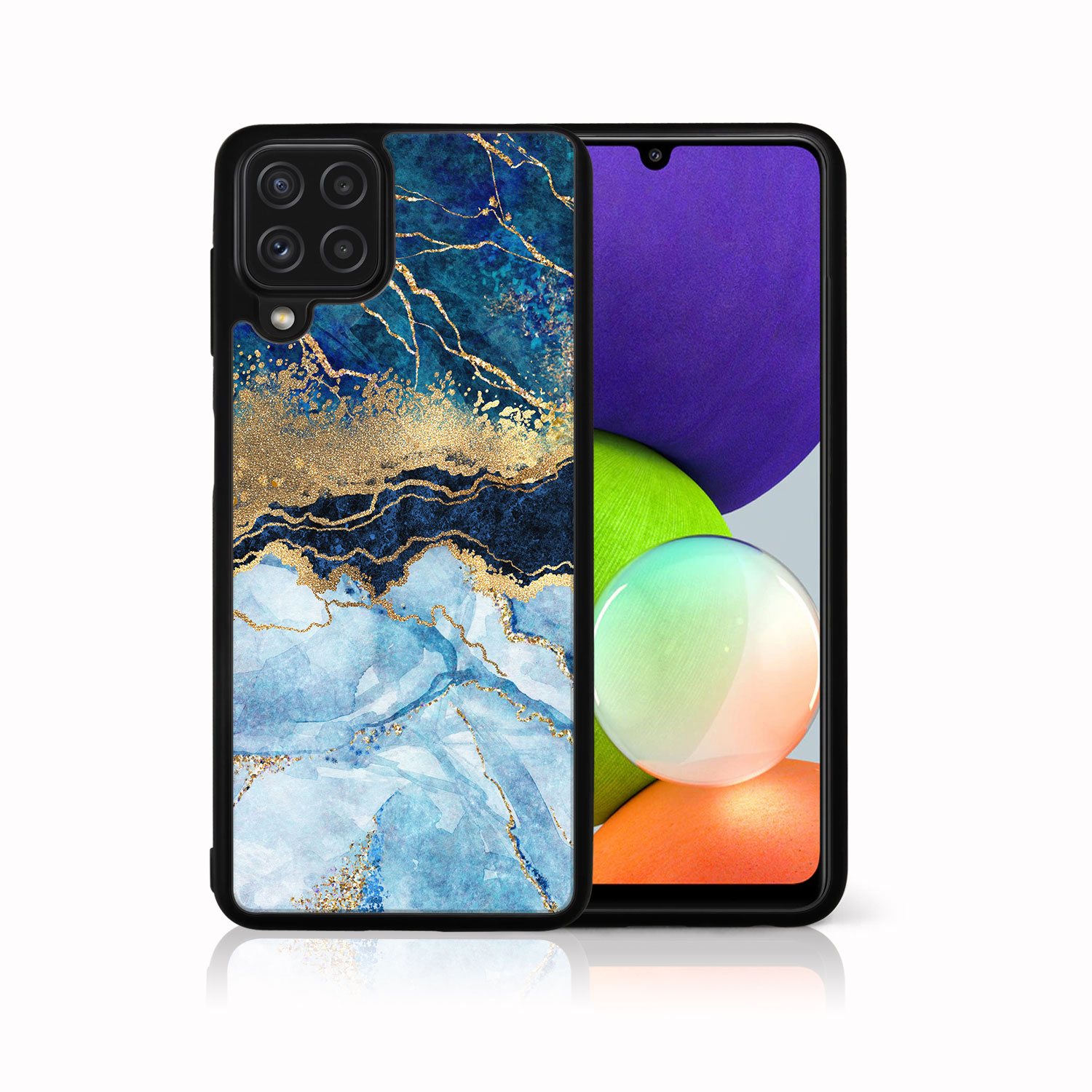 Levně VSECHNONAMOBIL 39063
MY ART Silikonový kryt Samsung Galaxy A22 BLUE MARBLE (141)