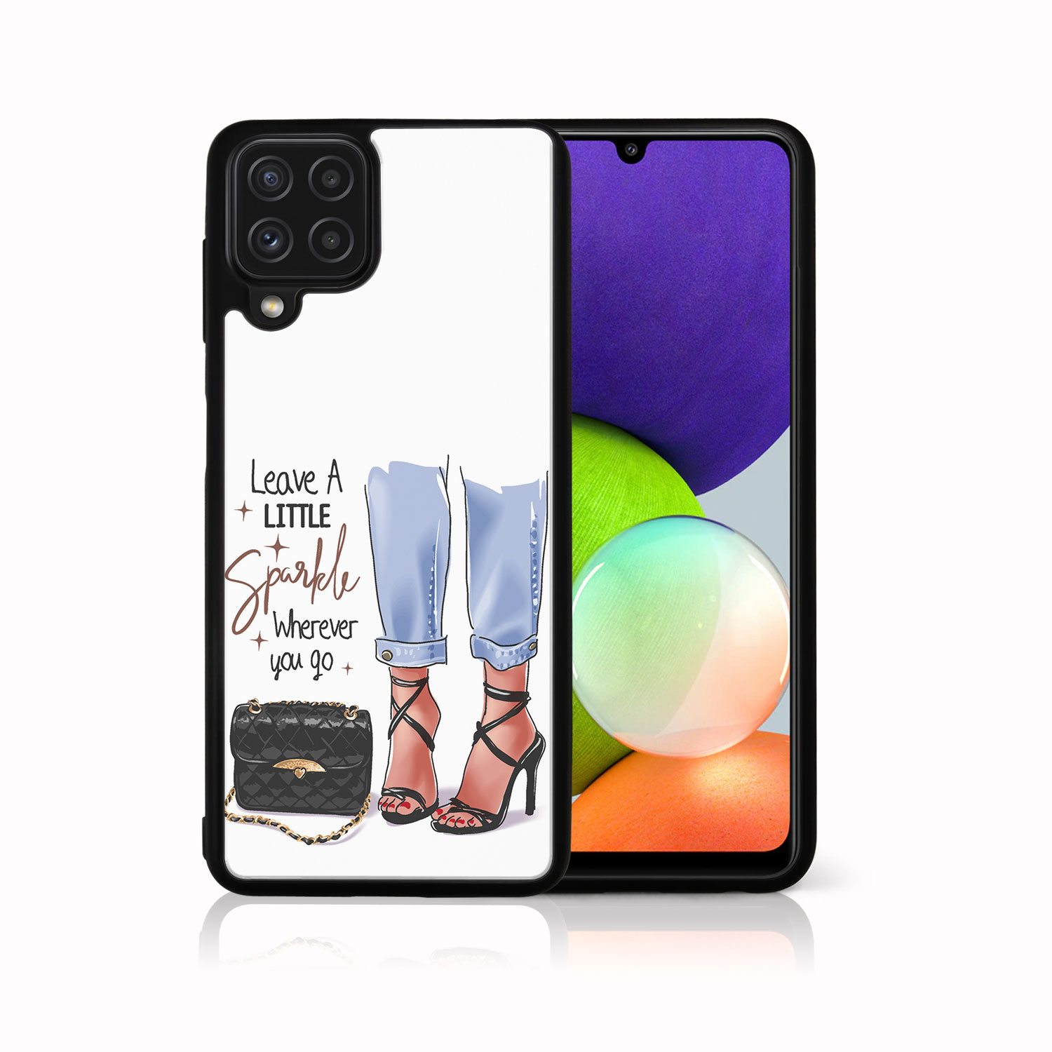 Levně MY ART Silikonový kryt Samsung Galaxy A42 5G SHOES (061)